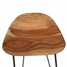 Vidaxl Barové stoličky 2 ks masivní akáciové dřevo