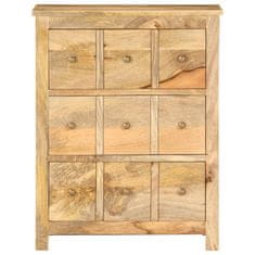 Greatstore Odkládací skříňka 60 x 35 x 75 cm masivní mangovníkové dřevo