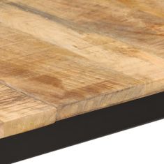 Greatstore Jídelní stůl 160 x 80 x 76 cm masivní hrubé mangovníkové dřevo