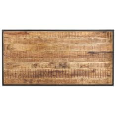 Vidaxl Jídelní stůl 140 cm hrubé mangovníkové dřevo