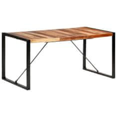 Vidaxl Jídelní stůl 160 x 80 x 75 cm masivní dřevo sheeshamový povrch