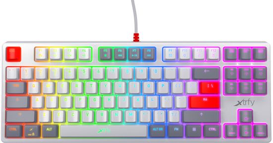 Xtrfy K4 TKL RGB, Kailh Red, US (XG-K4-RGB-TKL-RETRO-R-US)