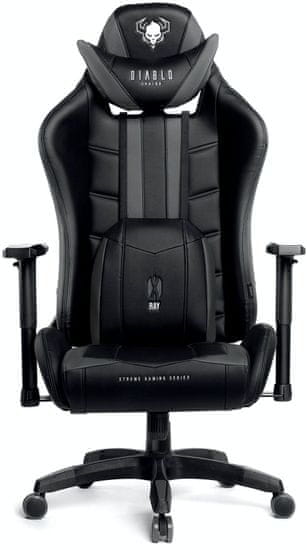 Diablo Chairs Diablo X-Ray, XL, černá/šedá