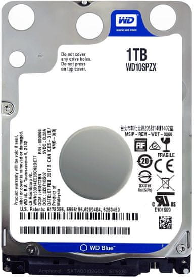 Western Digital WD Blue (SPZX), 2,5" - 1TB (WD10SPZX)