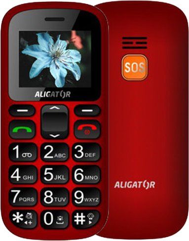 Aligator A321, Red - Black + stolní nabíječka