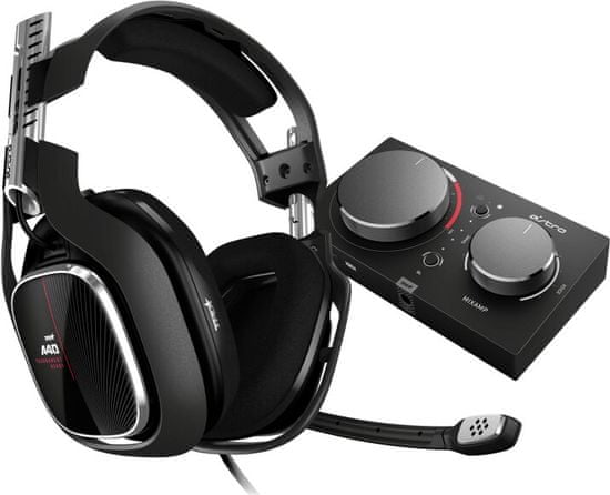 ASTRO A40 TR + MixAmp Pro TR, černá/červená (939-001659)