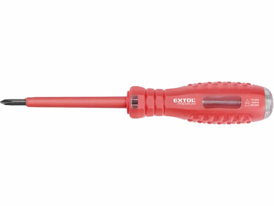 Extol Premium Zkoušečka napětí 110-250V (+), 160mm