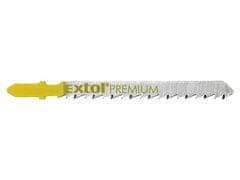 Extol Premium Plátky do přímočaré pily 5ks, 75x4,0mm, úchyt BOSCH, HCS