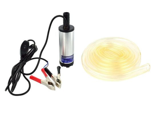 GEKO Mini čerpadlo na naftu, 12V, 12l/min, průměr 37mm, 40W, hadice 3m