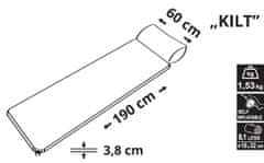 Cattara Karimatka samonafukovací 190x60x3,8cm s polštářem KILT