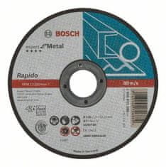 Bosch Dělicí kotouč rovný Expert for Metal – Rapido - AS 60 T BF, 125 mm, 1,0 mm - 3165140706889