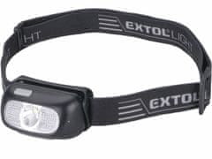 Extol Light Čelovka 130lm CREE XPG, nabíjecí, USB, dosvit 40m, 5W CREE XPG LED