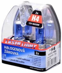 Compass Žárovka 12V H4 60/55W P43t WHITE LASER 2ks