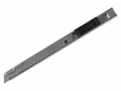 Extol Craft Nůž ulamovací celokovový nerez, 9mm, s Auto-lock, NEREZ
