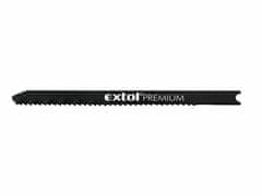 Extol Premium Plátky do přímočaré pily 5ks, 75x2,5mm, úchyt UNIVERSAL, Bi-metal