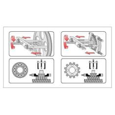 YATO Stahovák dvouramenný 150mm x 105mm s přípravkem