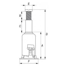 YATO Hever pístový hydraulický 5T