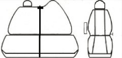 SIXTOL Autopotahy Renault Master IV, 3 místa, dělené dvojopěradlo a sedadlo, od 2010, antracit