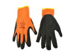 GEKO Pracovní zimní rukavice vel. 10 oranžové