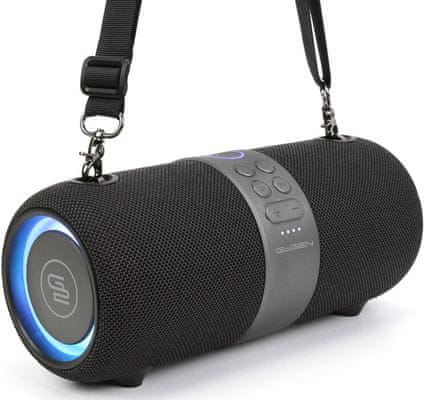  Bluetooth prenosný reproduktor gogen bs 420 funbee popruh cez rameno usb port aux in vstup fm tuner skvelý zvuk tws funkcie nabíjacie batérie výdrž až 10 h 