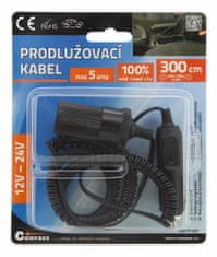 Compass Prodlužovací kabel 12/24V 5A 3m