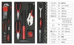 Compass Skříňka nářadí 63 dílů, METAL BOX