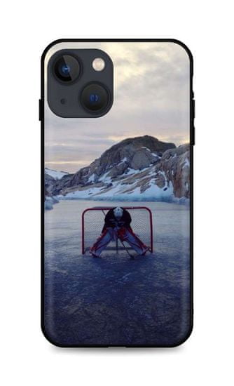 TopQ Kryt iPhone 13 mini silikon Hockey Goalie 65402