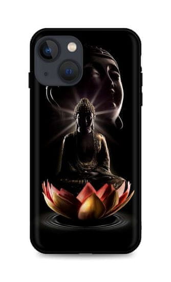 TopQ Kryt iPhone 13 mini silikon Meditation 65388