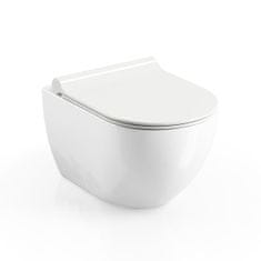 Ravak WC sedátko Uni Chrome Slim bílé