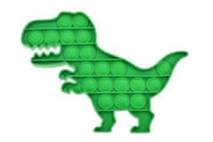 Zaparkorun.cz Antistresová hračka Fidget Pop It, Dinosaurus T-REX, zelený, OEM