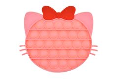Zaparkorun.cz Antistresová hračka Fidget Pop It, Kočička Kitty, růžová, OEM