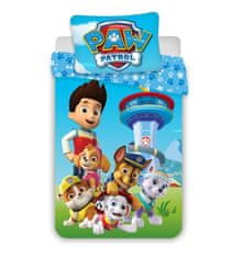 JERRY FABRICS Povlečení do postýlky Paw Patrol Blue baby Bavlna, 100/135, 40/60 cm