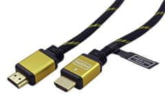 Roline Gold High Speed HDMI kabel s Ethernetem, 4K, HDMI M - HDMI M, zlacené konektory, 5m (11.04.5505)