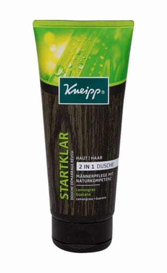 Kneipp 200ml men ready to go 2 in 1 body wash lemongrass &