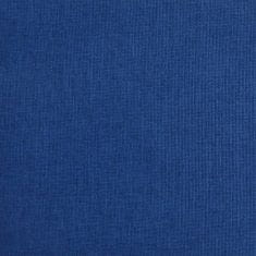 Greatstore Zvedací masážní polohovací křeslo modré textil