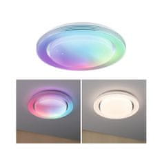 Paulmann PAULMANN LED stropní svítidlo Rainbow efekt duhy RGBW 230V 22W chrom/bílá 70546