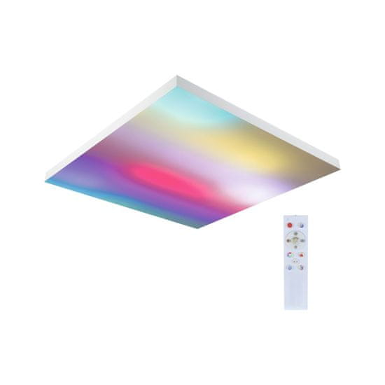 Paulmann PAULMANN LED Panel Velora Rainbow dynamicRGBW hranaté 595x595mm 3520lm RGBW bílá 79906