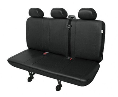 SIXTOL Autopotahy PRACTICAL DV dodávka - 3 sedadla, černé