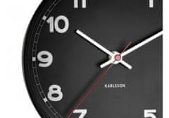 Karlsson Designové nástěnné hodiny 5846BK Karlsson 22cm
