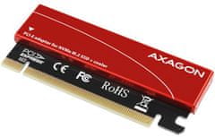 AXAGON PCEM2-S řadič, PCIe x16 - M.2 NVMe M-key slot adaptér, pasivní chladič