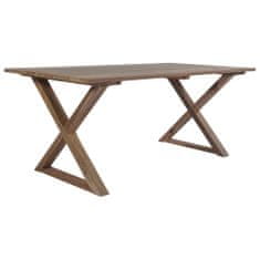 Greatstore Zahradní stůl 180 x 90 x 76 cm masivní recyklovaný teak