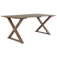 Greatstore Zahradní stůl 180 x 90 x 76 cm masivní recyklovaný teak