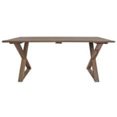 Greatstore Zahradní stůl 180 x 90 x 76 cm masivní recyklovaný teak