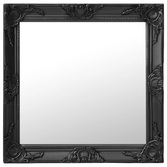 Vidaxl vidaXL Barokní nástěnné zrcadlo 60x60 cm Černé