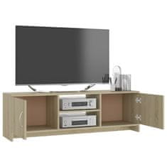 Greatstore TV stolek dub sonoma 120 x 30 x 37,5 cm dřevotříska