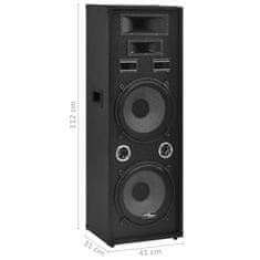 Greatstore Profesionální pasivní reproduktor hi-fi 1000 W černý