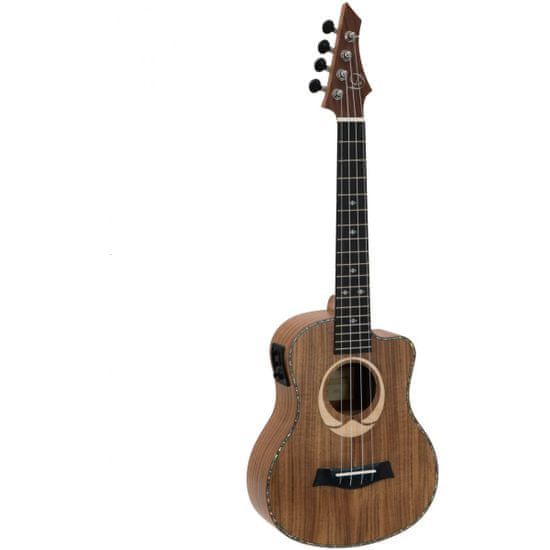 Dimavery UK-200, elektroakustické tenorové ukulele, přírodní