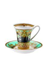 Rosenthal Versace ROSENTHAL VERSACE PRESTIGE GALA BLEU Kávový šálek s podšálkem