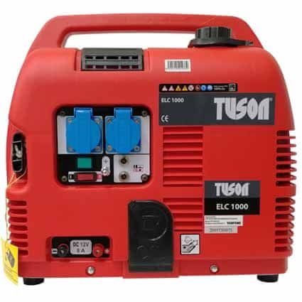 Tuson ELC1000 benzínová elektrocentrála 800W OHV, AVR, jednofázová, výstup 2x230V