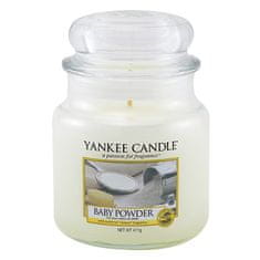 Yankee Candle Svíčka ve skleněné dóze , Dětský pudr, 410 g